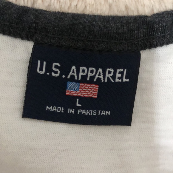 NWOT Women’s Gulf Shores Alabama Tank, White with Charcoal Gray piping, Large - Picture 6 of 8